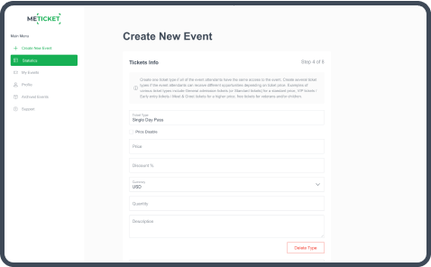 Anpassade biljettparametrar